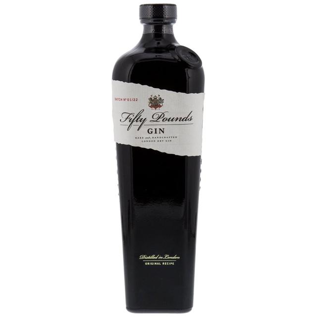 Ginebra FIFTY POUNDS botella 70 cl