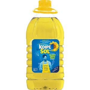 Aceite de girasol koipesol, garrafa 3 litros