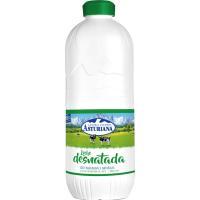 Leche desnatada asturiana, botella 2,2 litros