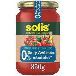 Tomate frito casero 0% solís, frasco 350 g