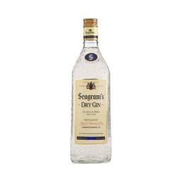SEAGRAM'S Ginebra tipo Dry Gin botella 1 l
