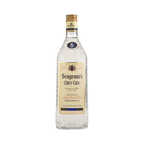 SEAGRAM'S Ginebra tipo Dry Gin botella 1 l