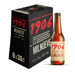 Cerveza ESTRELLA GALICIA 1906 reserva especial botellín 6x33 cl