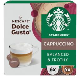 Café cappuccino en cápsulas Starbucks Nescafé Dolce Gusto 12 unidades de 10 g