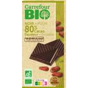 Chocolate negro 80% cacao Ecuador ecológico Carrefour Bio 100 g