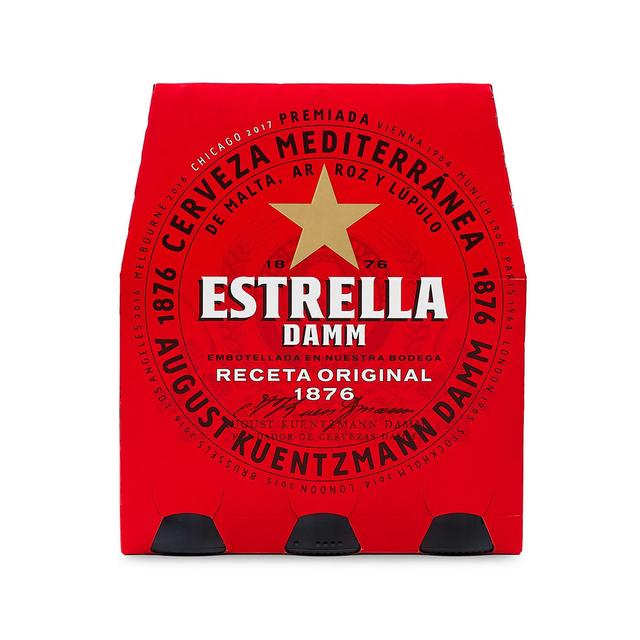 Cerveza ESTRELLA DAMM pack 6x25 cl