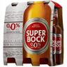 Cerveza rubia 0,0 super bock, pack 6x33 cl