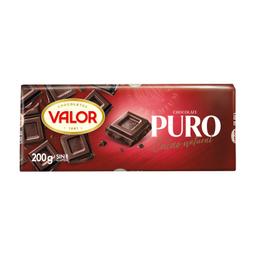 Chocolate puro Valor sin gluten 200 g