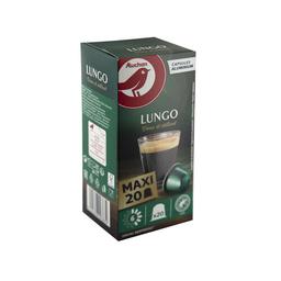 PRODUCTO ALCAMPO Café en cápsulas Lungo I6, 20 uds