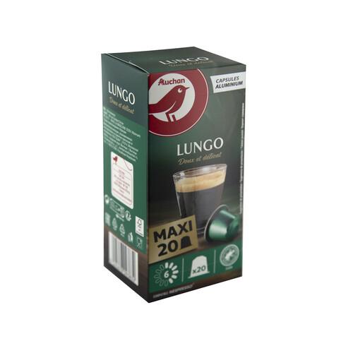 PRODUCTO ALCAMPO Café en cápsulas Lungo I6, 20 uds