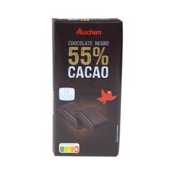 PRODUCTO ALCAMPO Tableta de chocolate negro 55% cacao 150 g