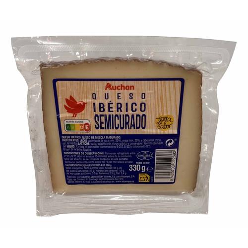 PRODUCTO ALCAMPO Queso mezcla semicurado 330 g