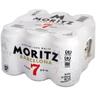 Cerveza moritz 7, pack 9 latas 33 cl