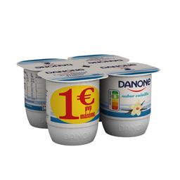 Yogur DANONE sabor vainilla 4X120 g
