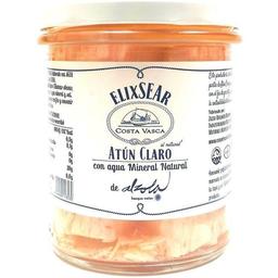 Atún claro al natural con agua alzola costa vasca,  frasco 210 g