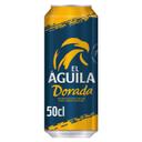 Cerveza El Aguila dorada lata 50 cl
