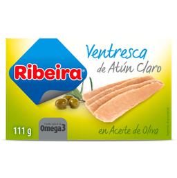 Ventresca de atún claro en aceite de oliva Ribeira lata 73 g