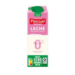 Leche desnatada PASCUAL brik 1 l