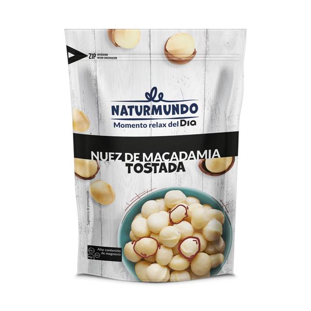 Nuez de macadamia tostada con sal Naturmundo bolsa 100 g