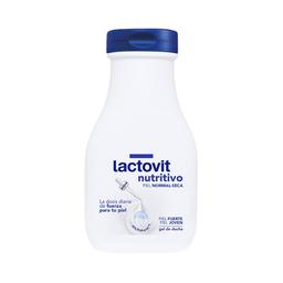 LACTOVIT Nutritivo Gel de baño o ducha con vitaminas y proteinas de la leche, pieles normales a secas 90 ml