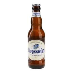 Cerveza Hoegaarden blanca de trigo botella 33 cl