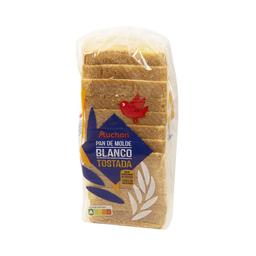 PRODUCTO ALCAMPO Pan de molde blanco con corteza, especial tostada 800 g