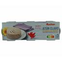 PRODUCTO ALCAMPO Atún claro en aceite de girasol con contenido reducido en sal lata 52 g. pack de 3 uds
