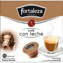 Café con leche compatible dolce gusto fortaleza, caja 10 uds