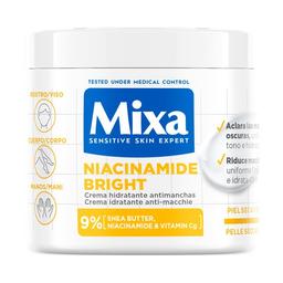 MIXA Crema hidratante antimanchas, para pieles secas y apagadas 400 ml