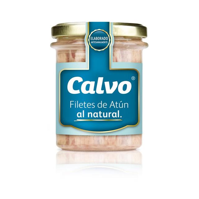 Filetes de atún CALVO al natural frasco 126 g pne