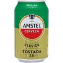Cerveza lager tostada Amstel Clásica lata 33 cl. 