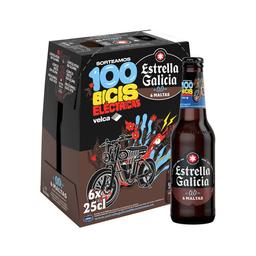ESTRELLA GALICIA  Cerveza  0,0 6 uds x 25 cl 