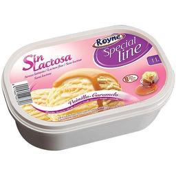 Helado de vainilla-caramelo sin lactosa royne, tarrina 470 g