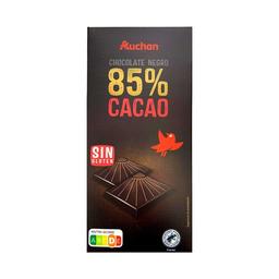 PRODUCTO ALCAMPO Chocolate negro 85 % cacao tableta 100 g