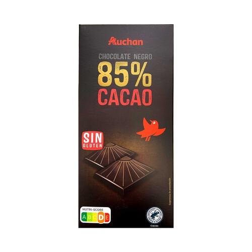 PRODUCTO ALCAMPO Chocolate negro 85 % cacao tableta 100 g