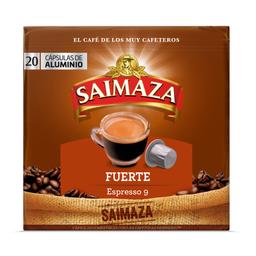Café cápsulas SAIMAZA fuerte 20 unidades 104 g