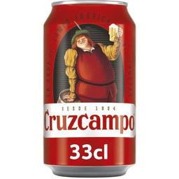 Cerveza cruzcampo, lata 33 cl