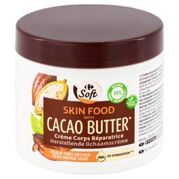Crema reparadora corporal con manteca de cacao Soft Carrefour 400 ml