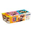 Yogur sabor limón, galleta, fresa y macedonia Danone, pack de 8 unidades de 120 g
