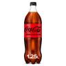 Refresco de cola zero Coca-Cola botella 1.25 l