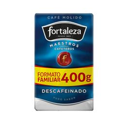 Café molido descafeinado natural FORTALEZA 400 g