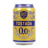 Cerveza tostada Saer Brau 0,0 sin alcohol lata 33 cl