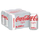 COCA COLA Light Pack 9 uds. x 330 cl