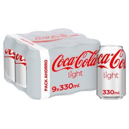 COCA COLA Light Pack 9 uds. x 330 cl