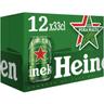 Cerveza heineken, pack lata 12x33 cl