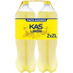 Refresco de limón kas, pack 2x2 litros