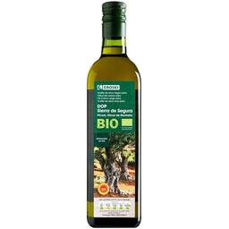 Aceite de oliva virgen extra eroski bio, botella 75 cl