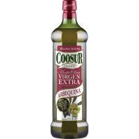 Aceite oliva virgen extra arbequina coosur, botella 1 litro