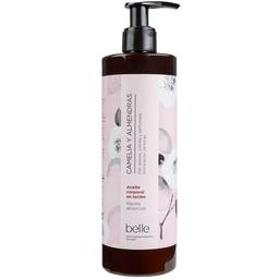 Aceite en loción de camelia y almendra belle, dosificador 390 ml