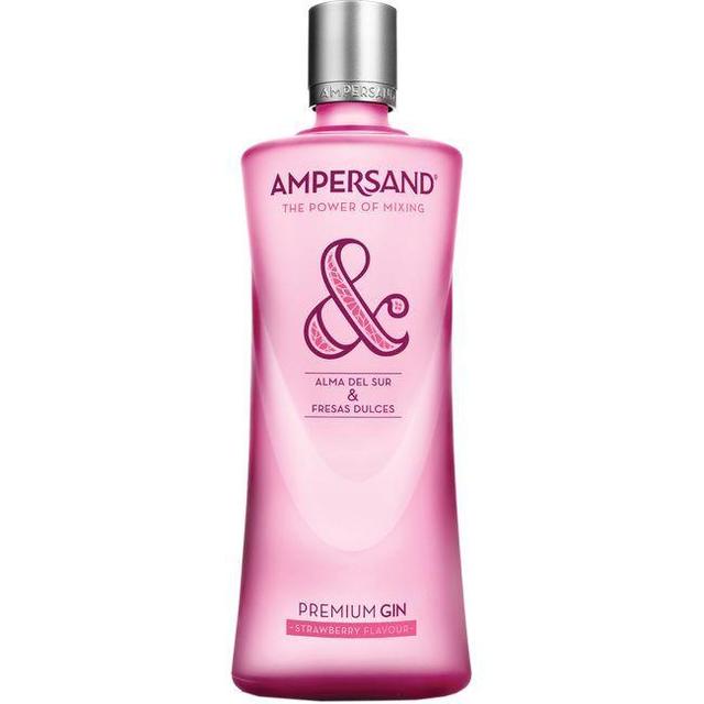 Ginebra pink ampersand, botella 70 cl